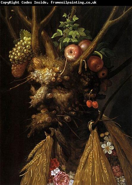 Giuseppe Arcimboldo The Four Seasons in one Head